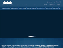 Tablet Screenshot of cbaarchitects.com